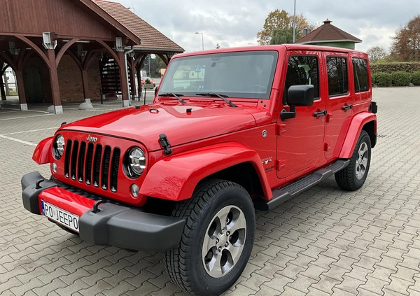 Jeep Wrangler cena 119000 przebieg: 72000, rok produkcji 2016 z Poznań małe 742